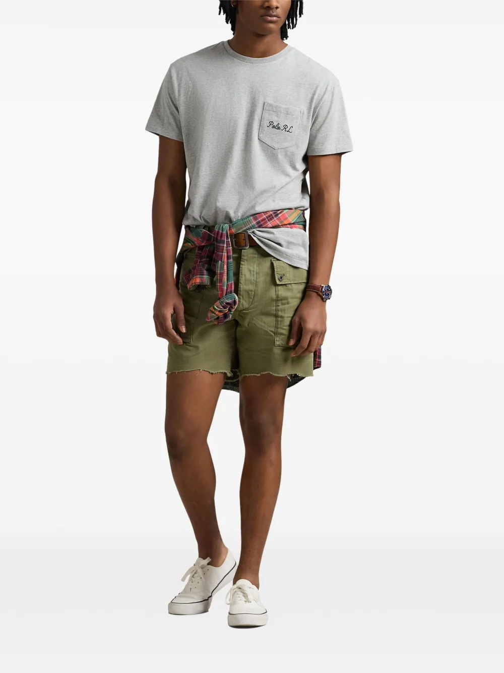 Polo Ralph Lauren T-shirt met Polo Bear-print Grijs