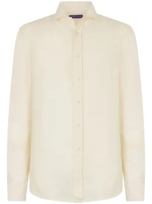 knee length dresses for ladies Mens Off-White Linen Shirt – Batch London main image 1