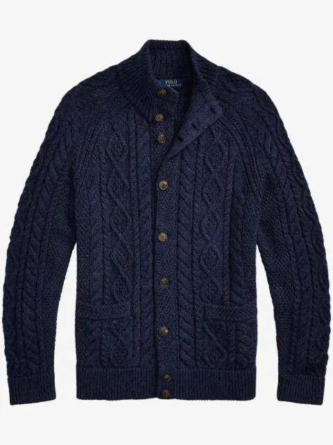 Polo Ralph Lauren Cardigan mit Aran-Strickmuster