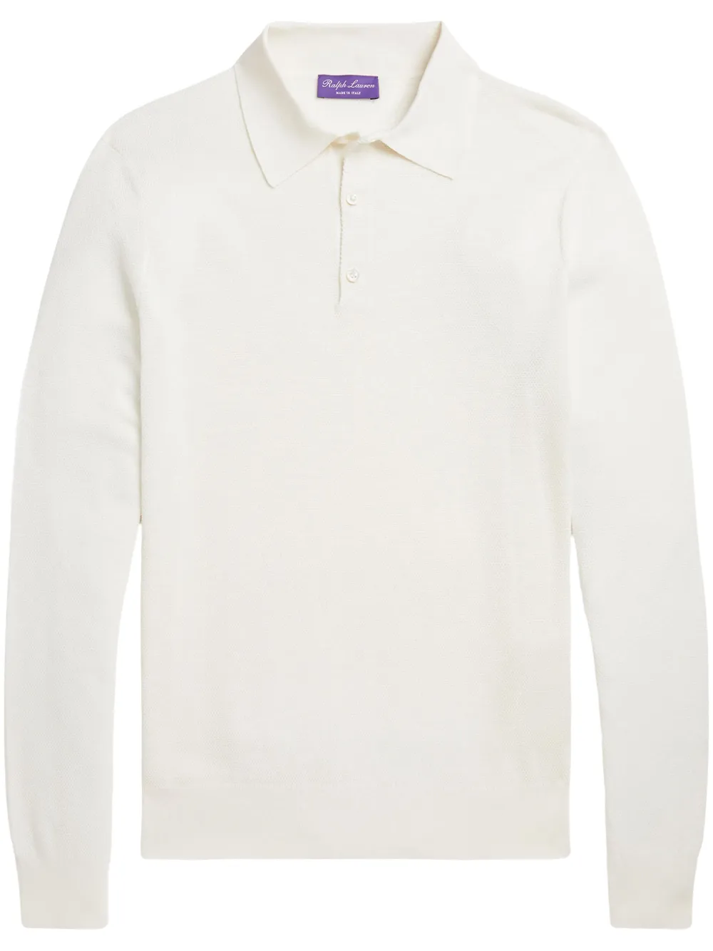 long-sleeve polo shirt