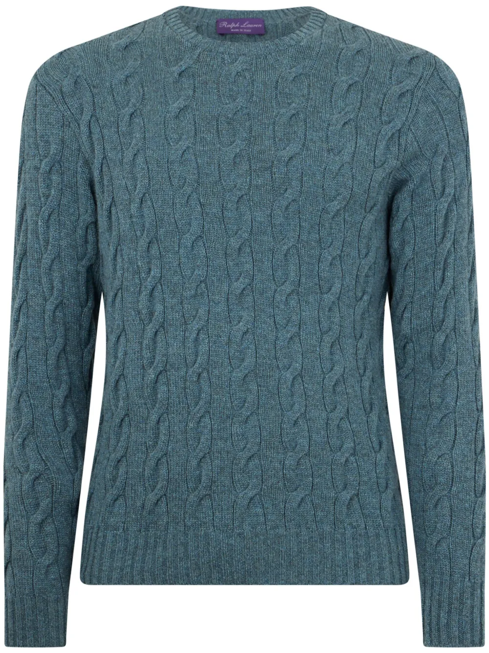 cable-knit jumper