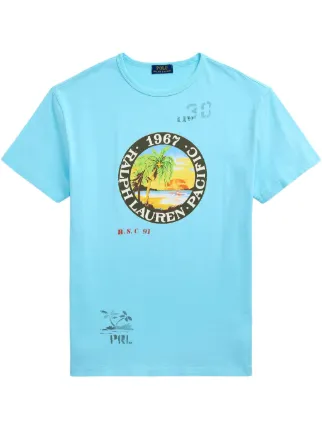 Polo Ralph Lauren ロゴ Tシャツ | ブルー | FARFETCH JP