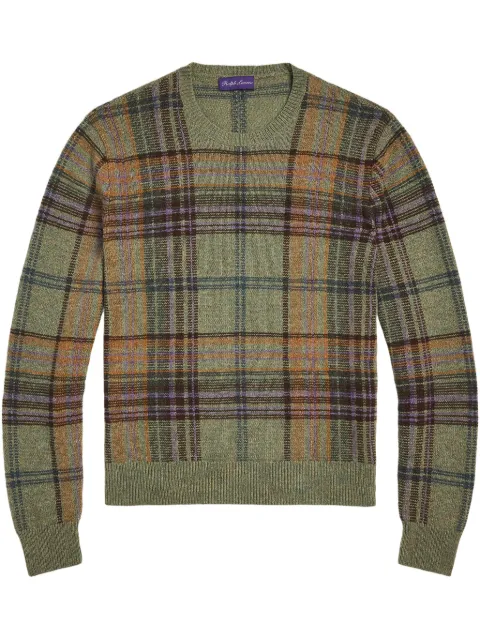 Ralph Lauren Purple Label plaid sweater