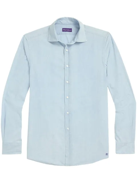 Ralph Lauren Purple Label logo-embroidered shirt