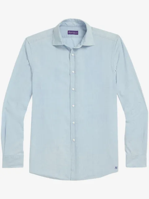 Ralph Lauren Purple Label camisa con logo bordado