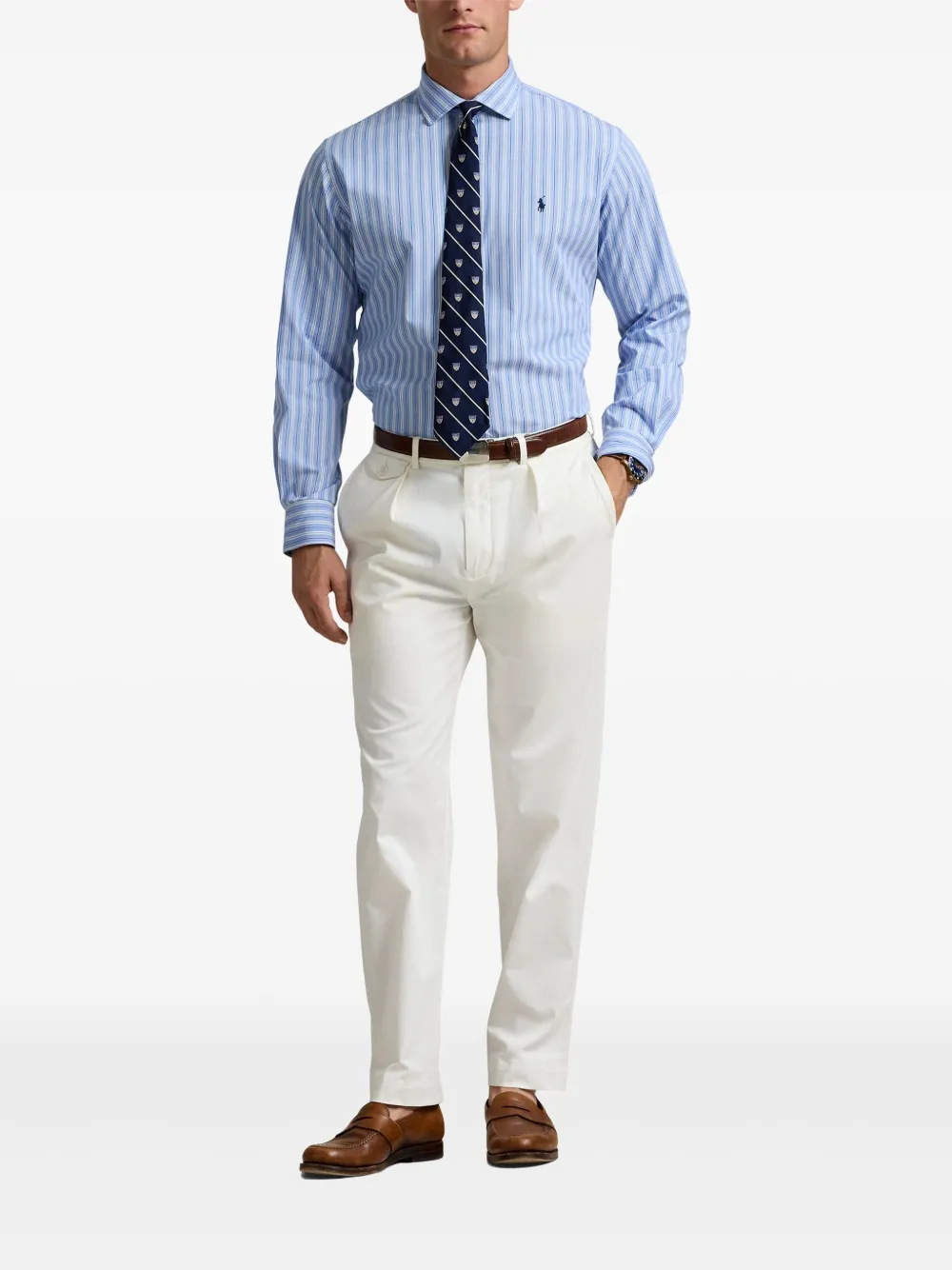 Polo Ralph Lauren Gestreept overhemd Blauw