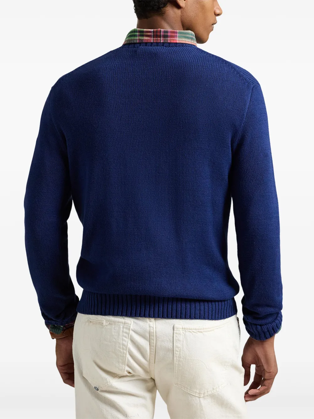 Shop Polo Ralph Lauren Polo Bear Knitted Sweater In Blue