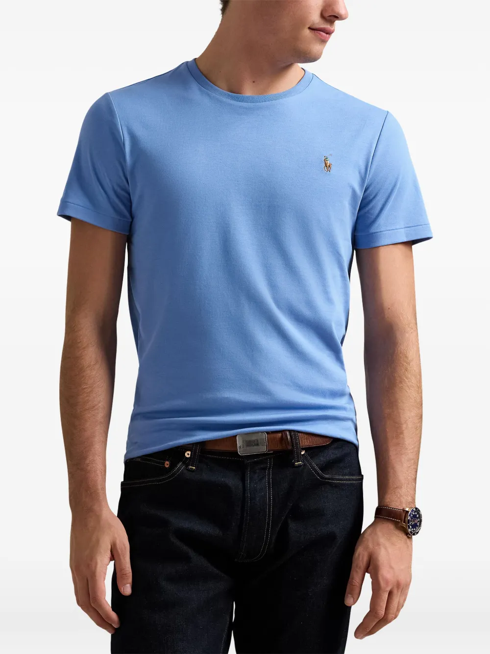 Polo Ralph Lauren T-shirt met logo Blauw