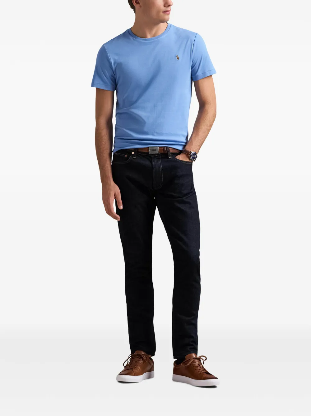Polo Ralph Lauren T-shirt met logo Blauw