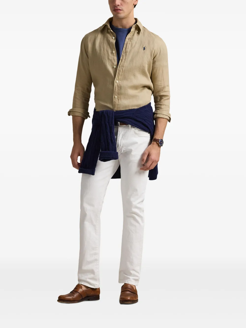 Polo Ralph Lauren Polo Pony overhemd - Beige