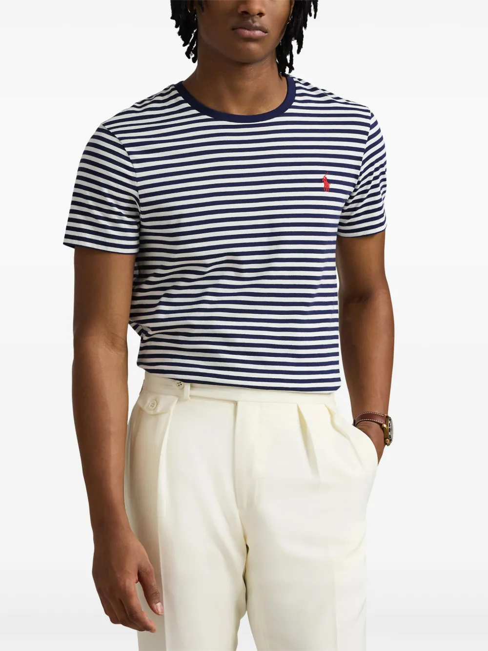 Polo Ralph Lauren Gestreept T-shirt Wit