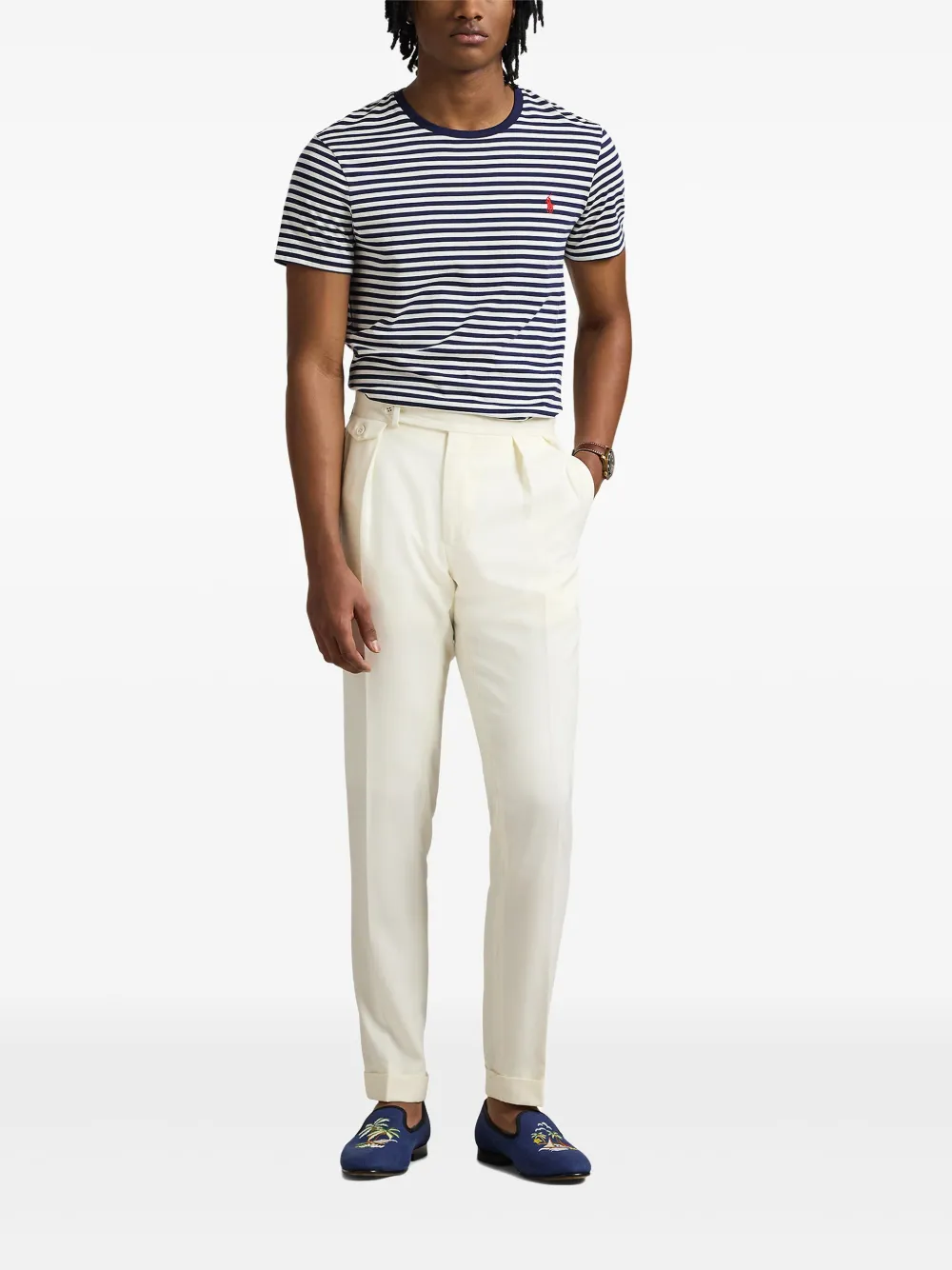 Polo Ralph Lauren Gestreept T-shirt Wit