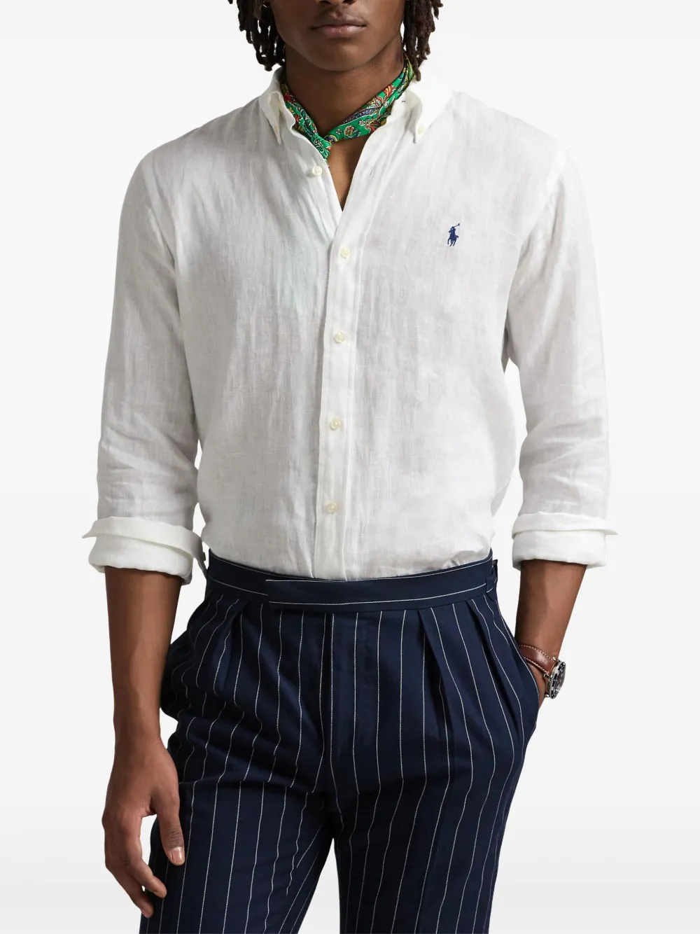 Polo Ralph Lauren Linnen overhemd Wit