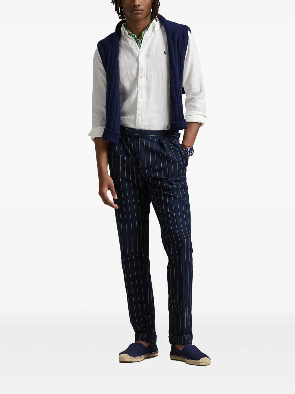 Polo Ralph Lauren Linnen overhemd - Wit