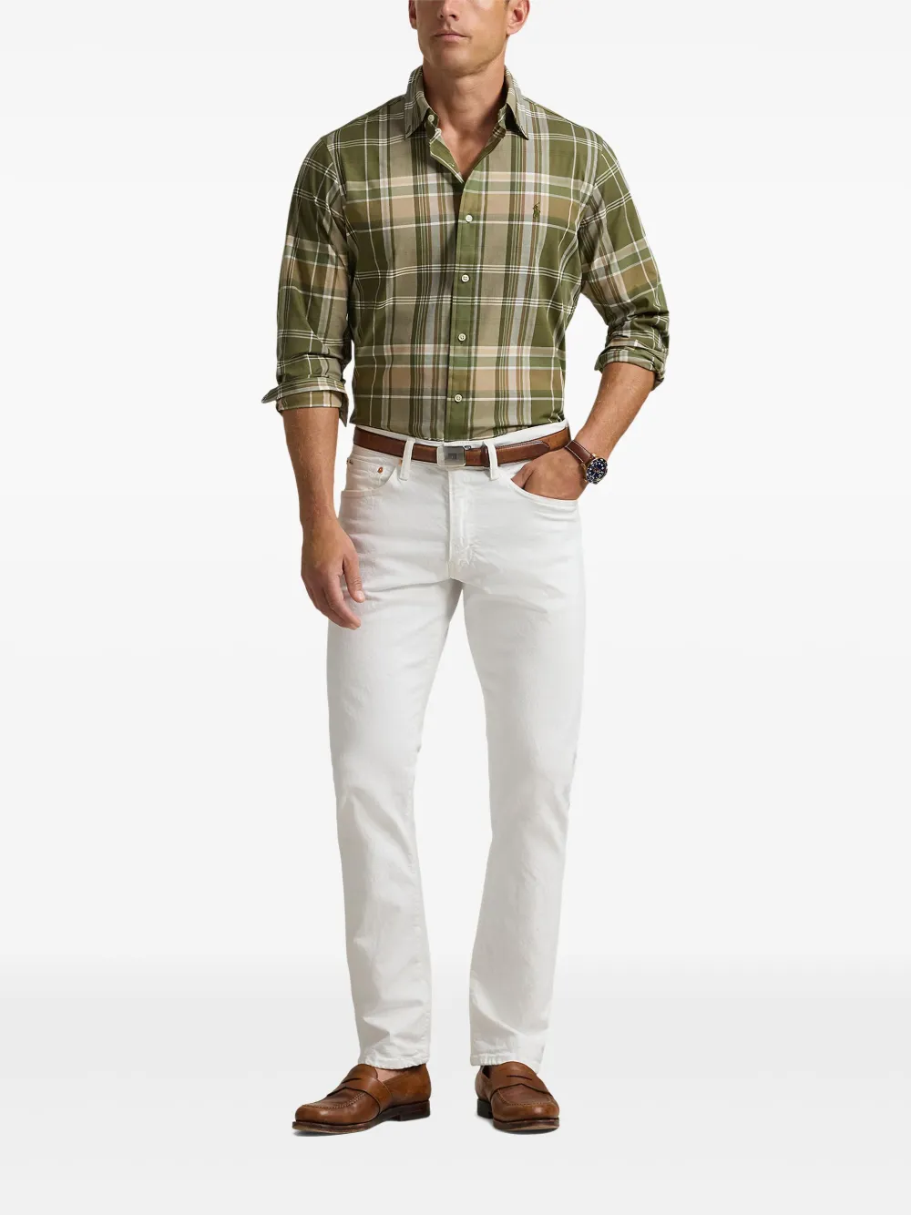 Image 2 of Polo Ralph Lauren plaid poplin shirt