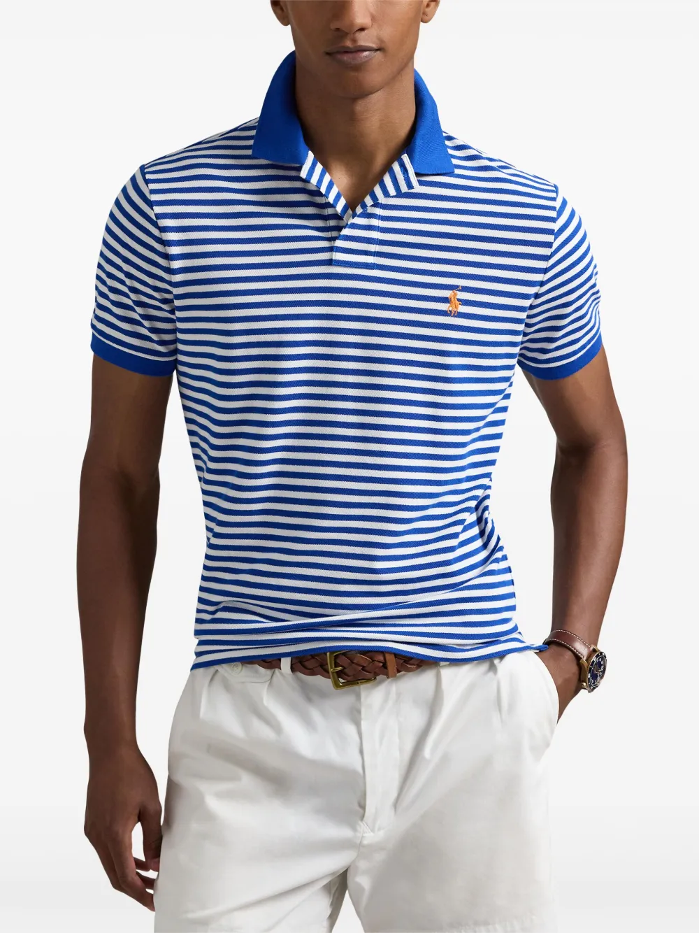Polo Ralph Lauren Poloshirt met borduurwerk Blauw