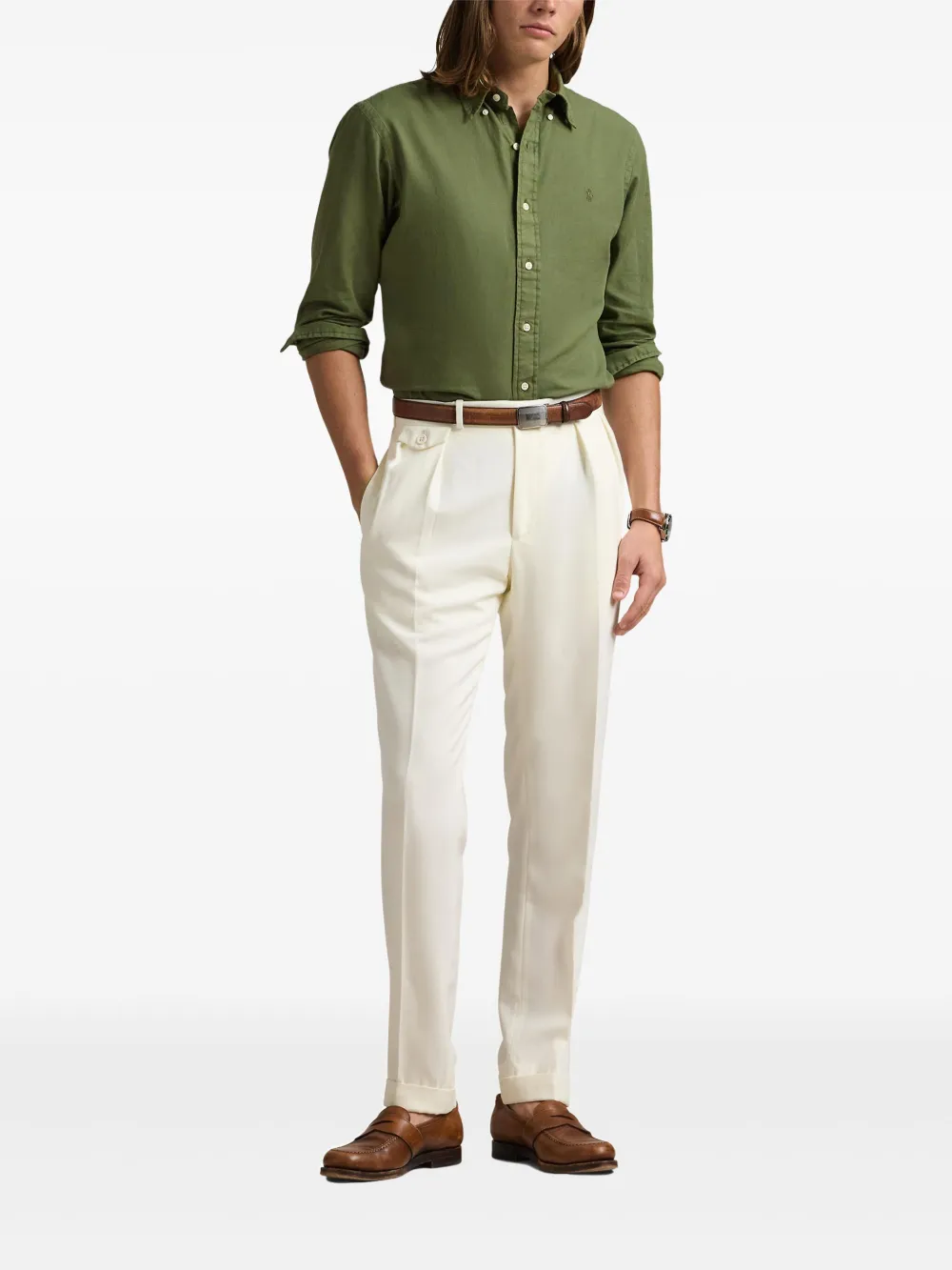 Polo Ralph Lauren Katoenen overhemd Groen