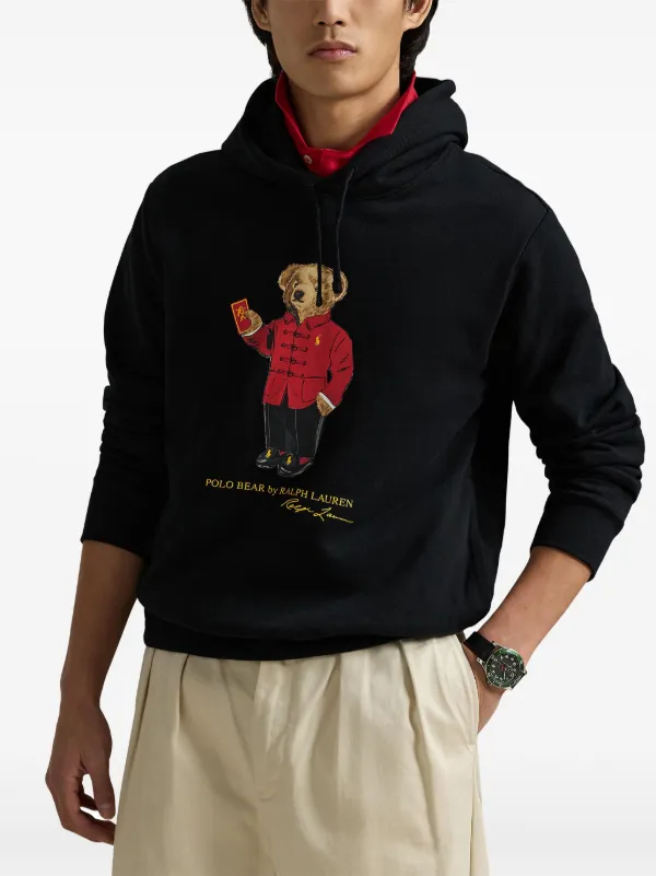 Polo Ralph Lauren Polo Bear Lunar New Year Hoodie | Black