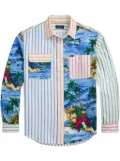 Polo Ralph Lauren patchwork design shirt - Blue
