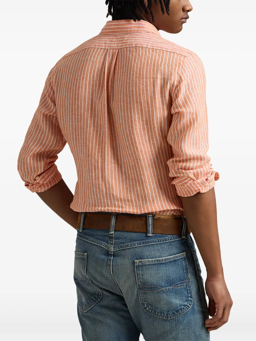 Polo Ralph Lauren Linnen overhemd Oranje