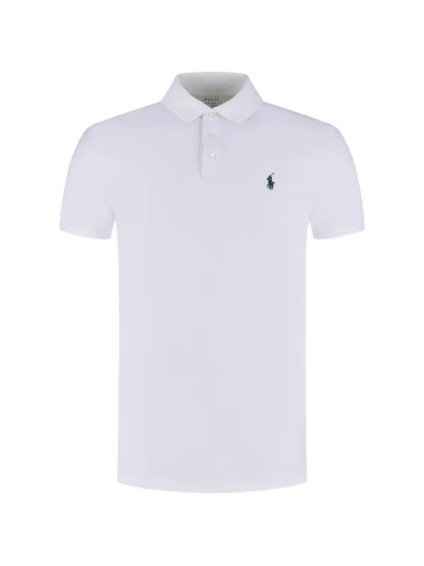 Polo Ralph Lauren Polo Pony-embroidered Polo Shirt in White