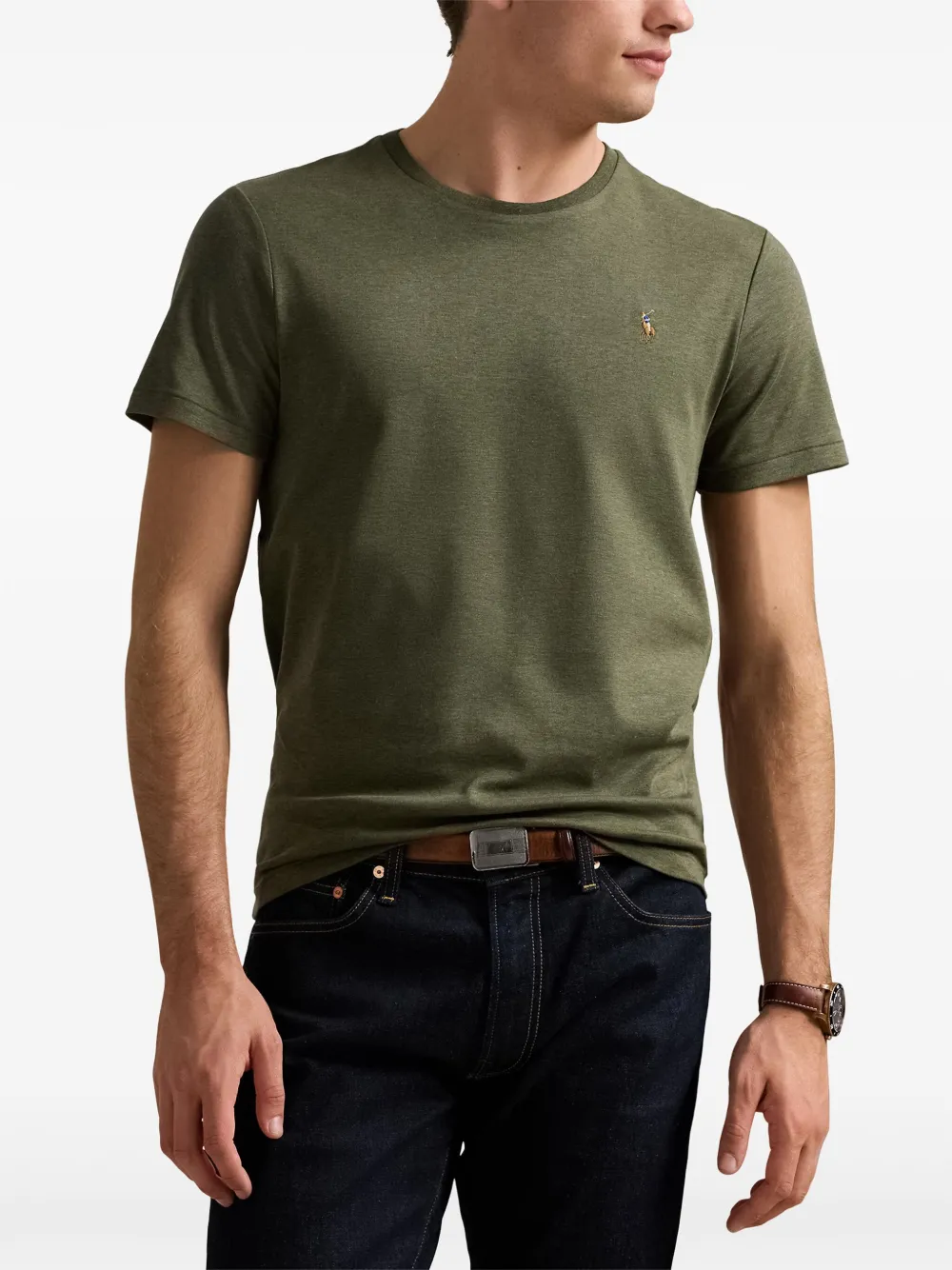 Polo Ralph Lauren T-shirt met borduurwerk Groen