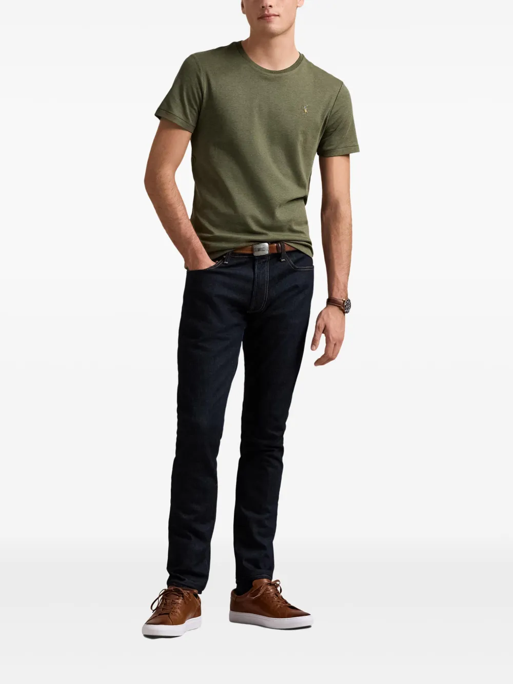 Polo Ralph Lauren T-shirt met borduurwerk Groen