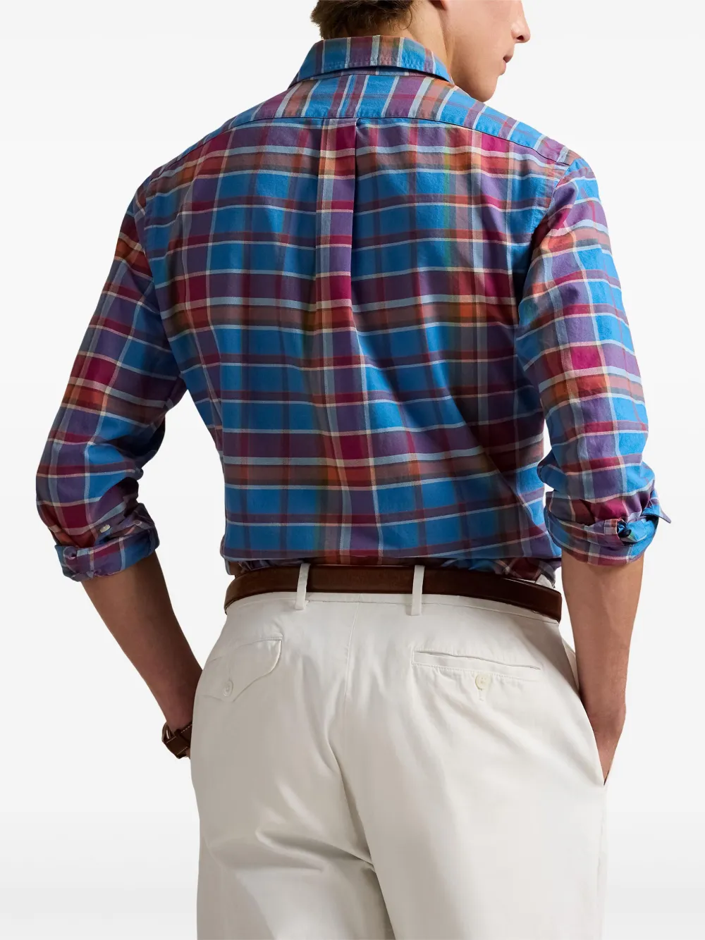 Polo Ralph Lauren Popeline overhemd Blauw