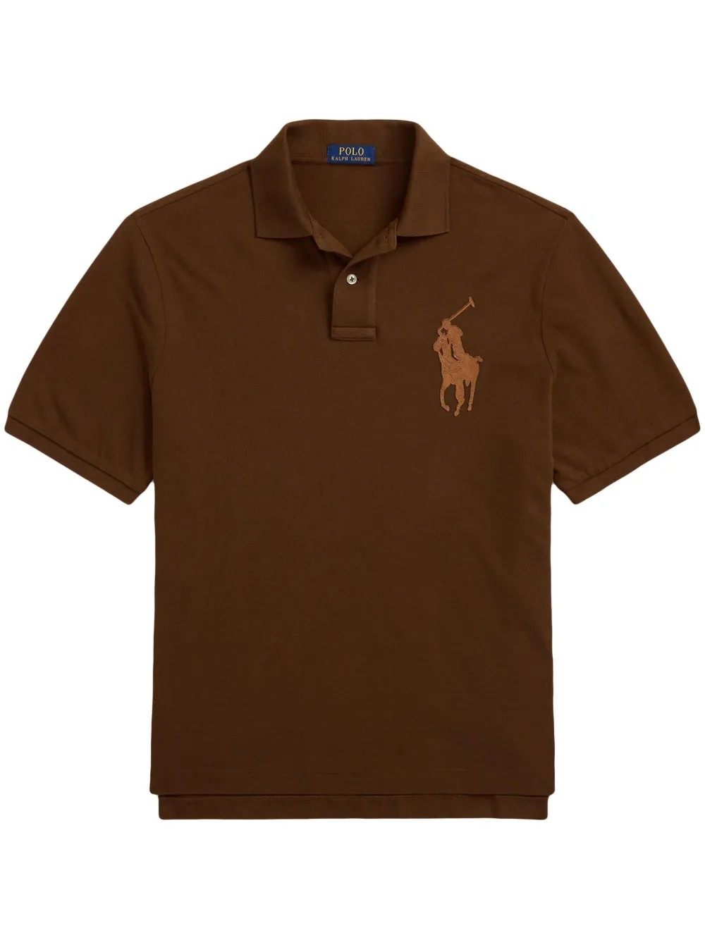 Polo Ralph Lauren Polo Pony-appliqué polo shirt | Brown | Image 1