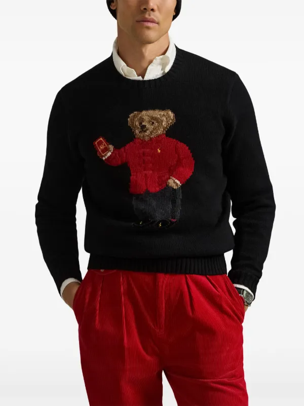 Polo Ralph Lauren Pull Lunar New Year Polo Bear Noir FARFETCH FR