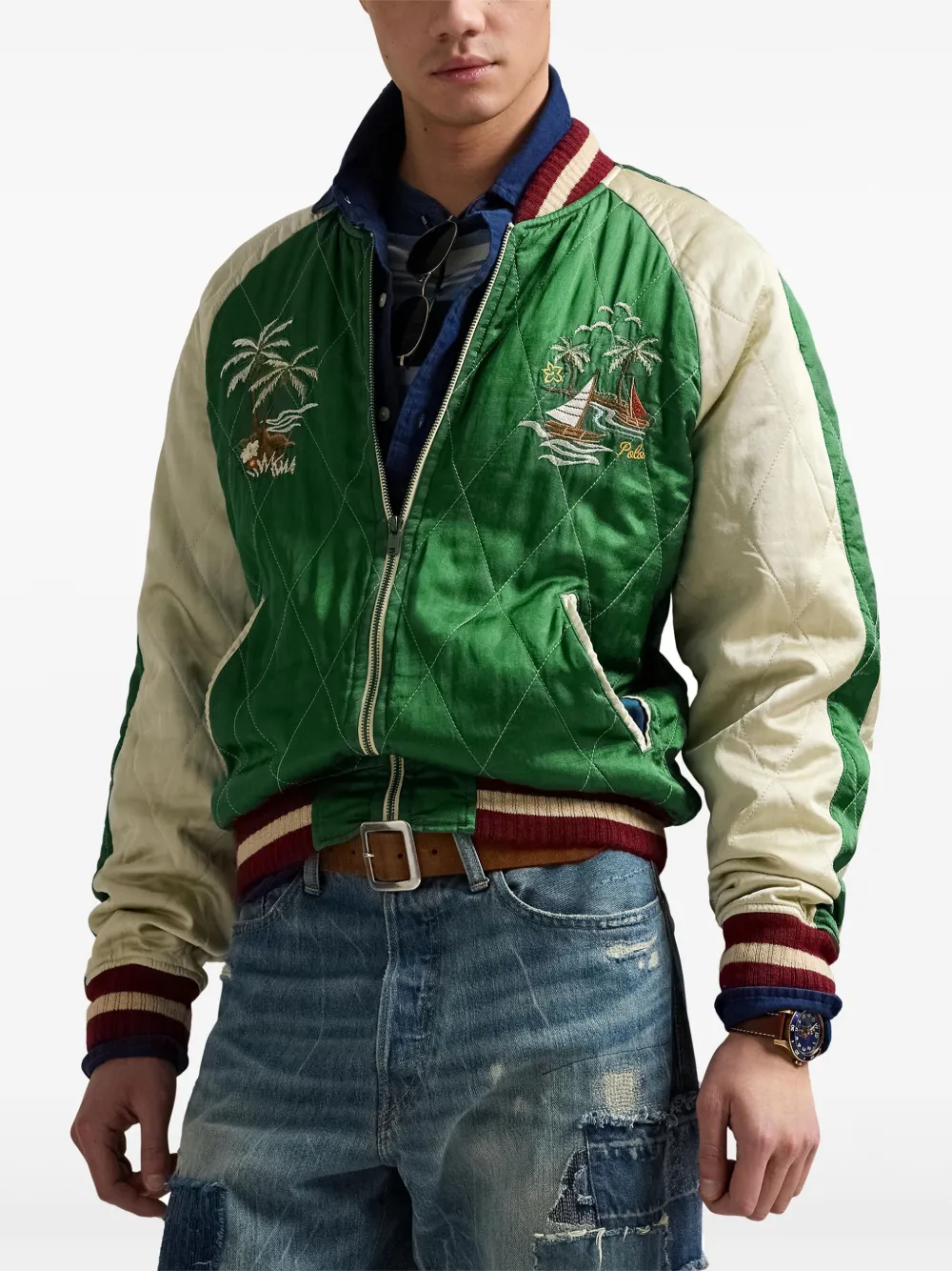 Polo Ralph Lauren Bomberjack Groen