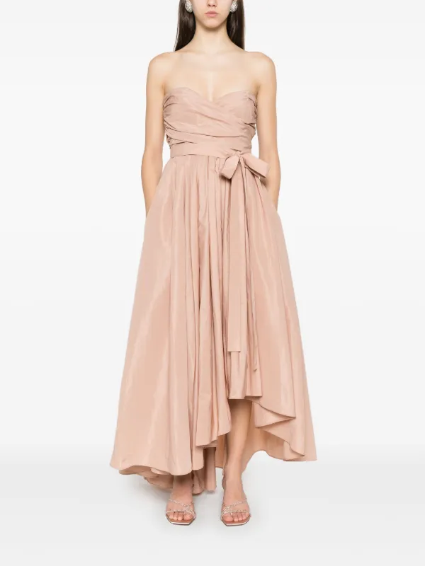 パーティードレス PINKO 104688A2E9 Dresses Pink PINKO Nude long dress for women – Pavidas