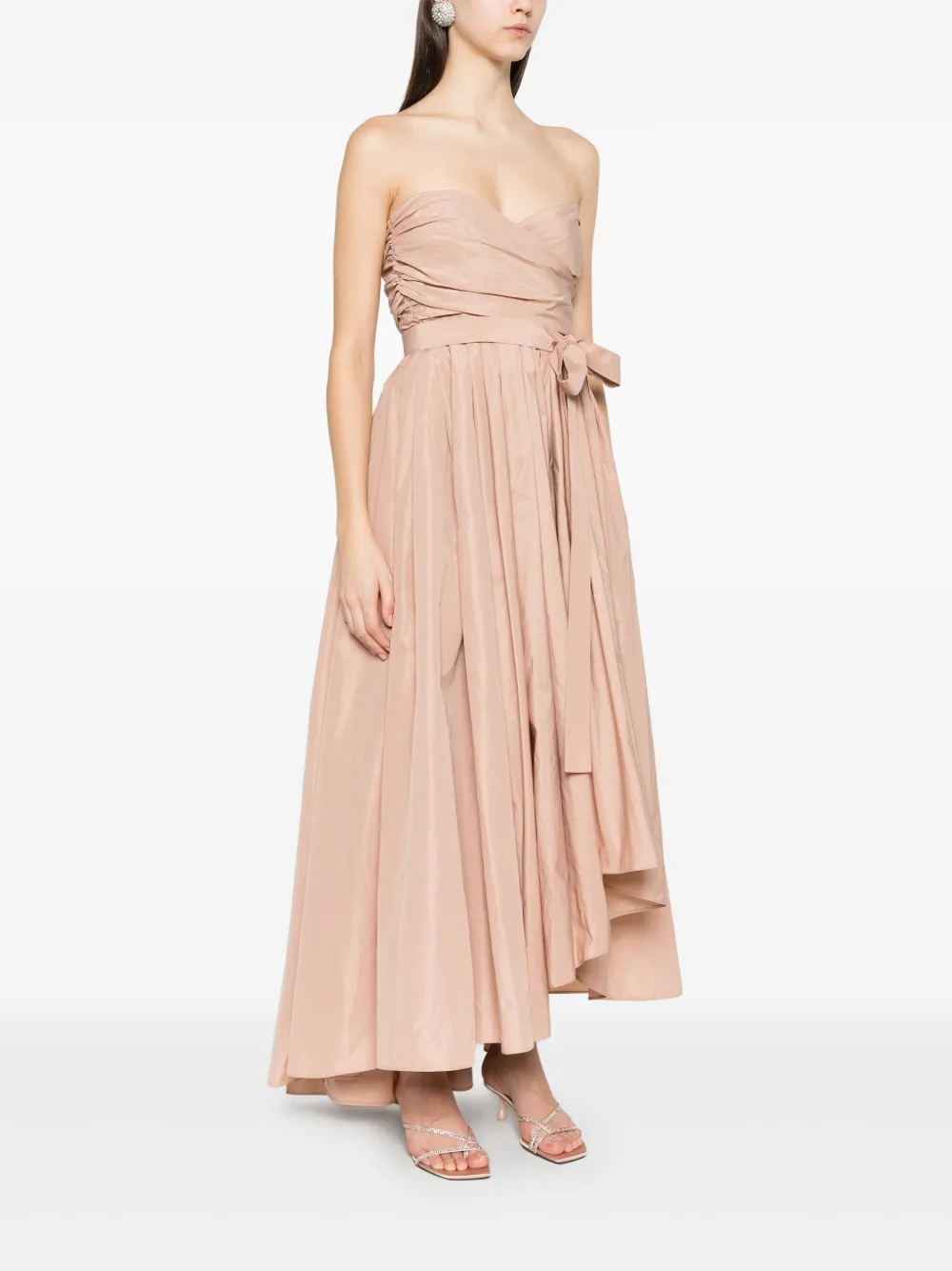 PINKO Geplooide maxi-jurk Roze