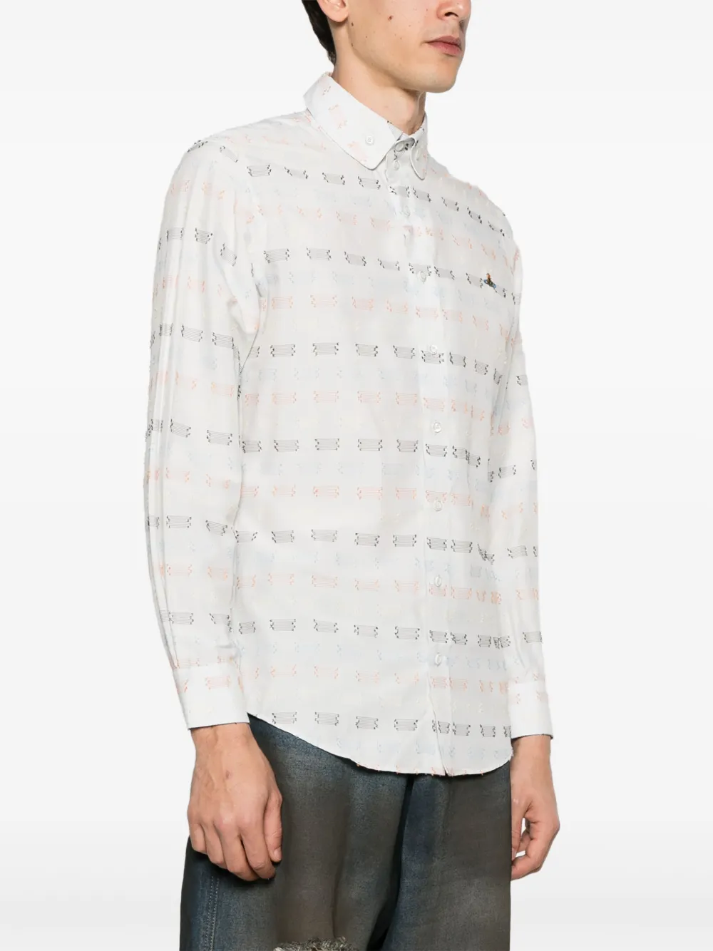 Vivienne Westwood Krall overhemd Wit