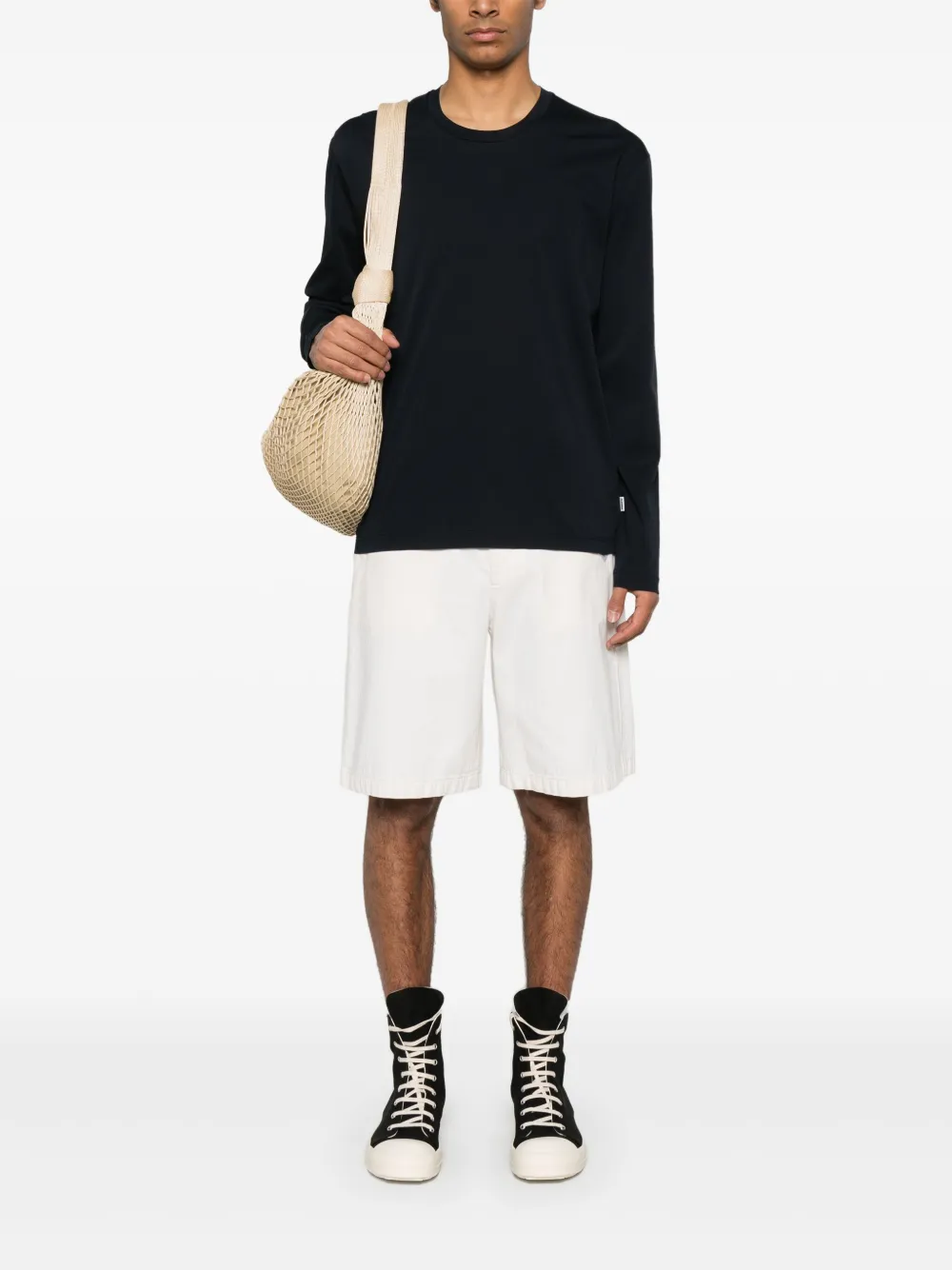 Jil Sander Katoenen T-shirt Blauw
