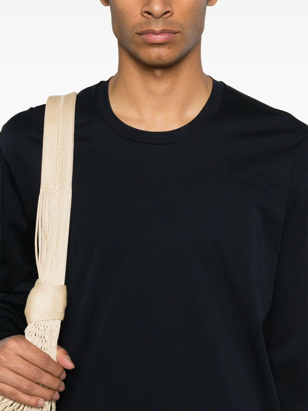 Jil Sander Katoenen T-shirt Blauw