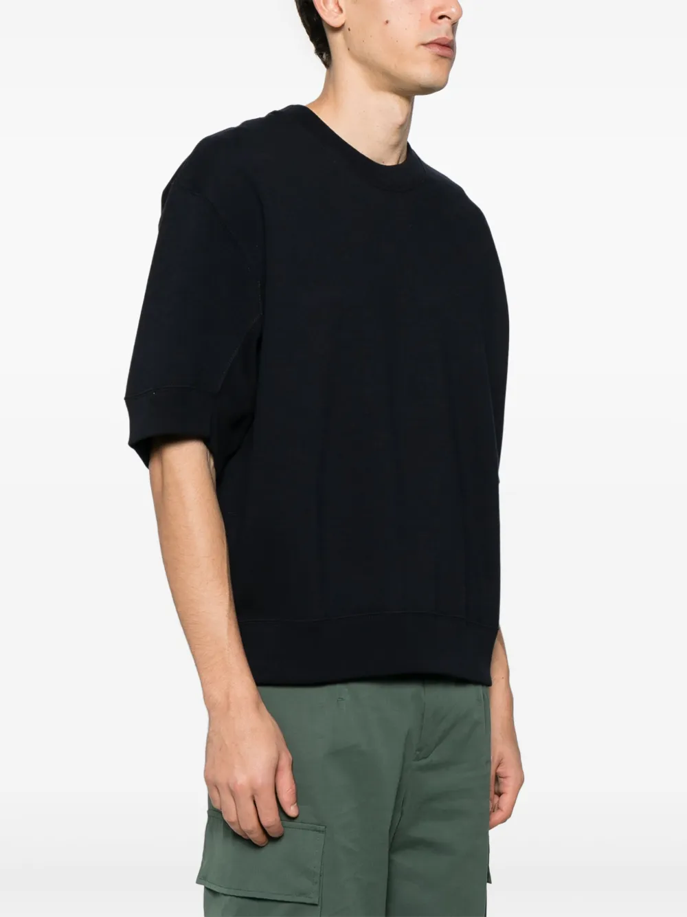 Jil Sander T-shirt met ronde hals Blauw