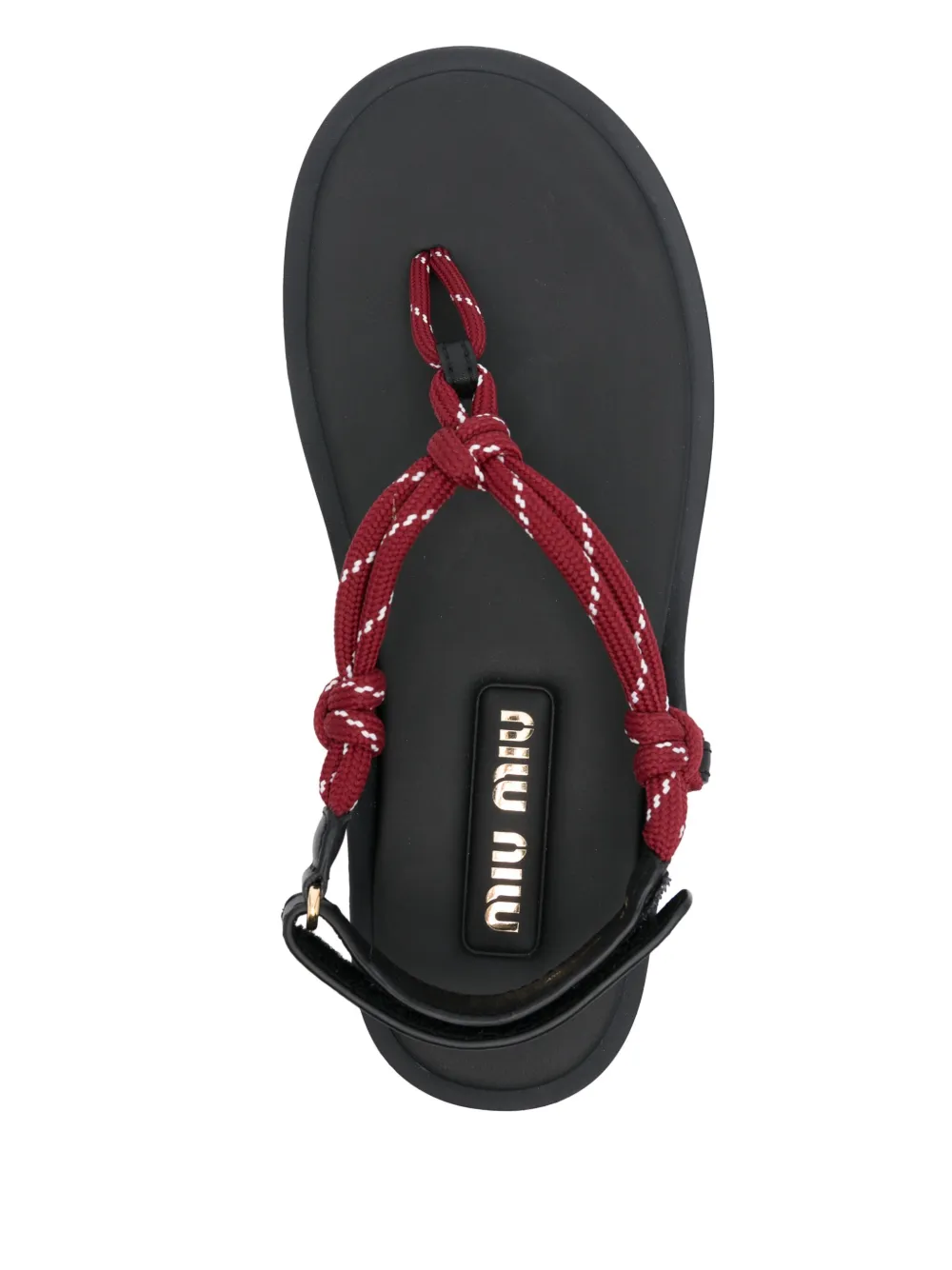 Miu Sandalen met bandje Rood