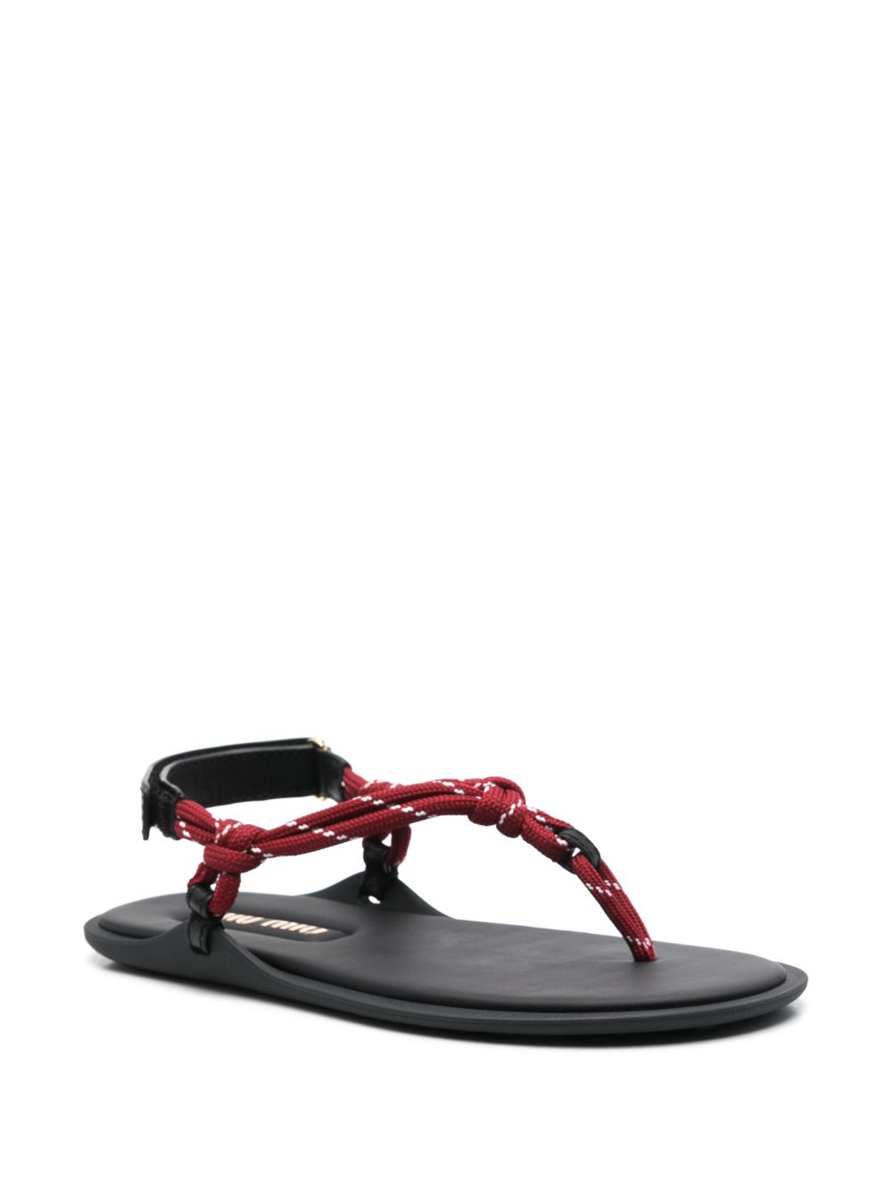 Miu Miu Sandalen met bandje - Rood