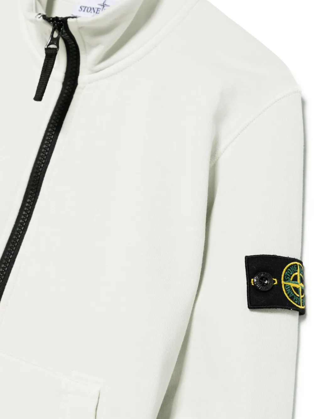 Stone Island Junior Sweater met Compass-logopatch Grijs