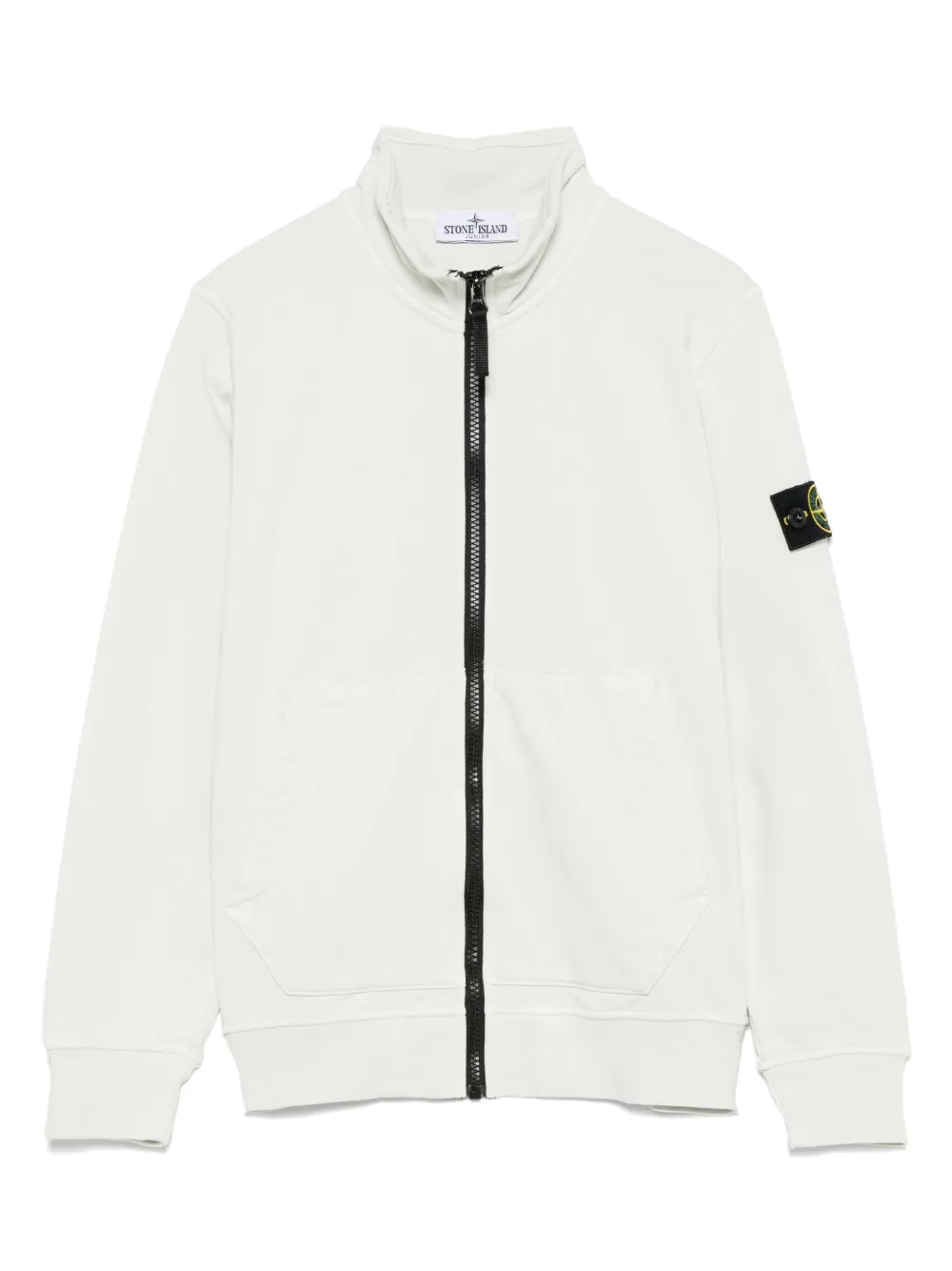 Stone Island Junior Sweater met Compass-logopatch Grijs