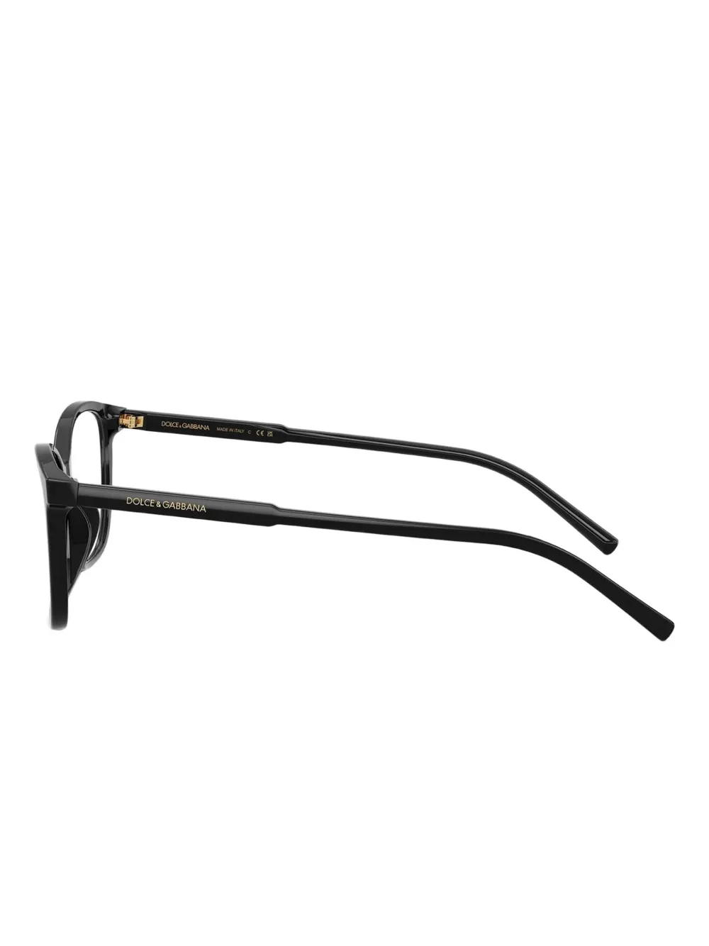 Dolce & Gabbana Eyewear Bril met vierkant montuur Zwart