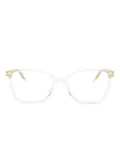 Dolce & Gabbana Eyewear rectangle-frame glasses - White