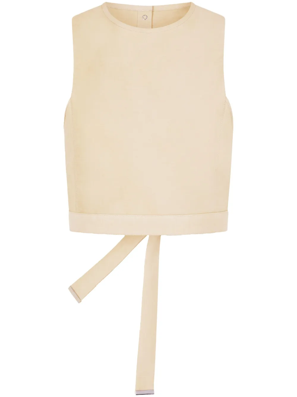 sleeveless crop top