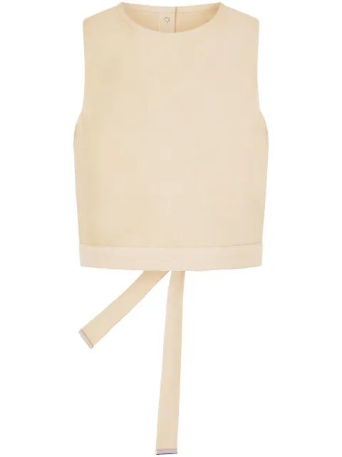 Rabanne sleeveless crop top