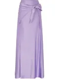 Rabanne jersey maxi skirt - Purple