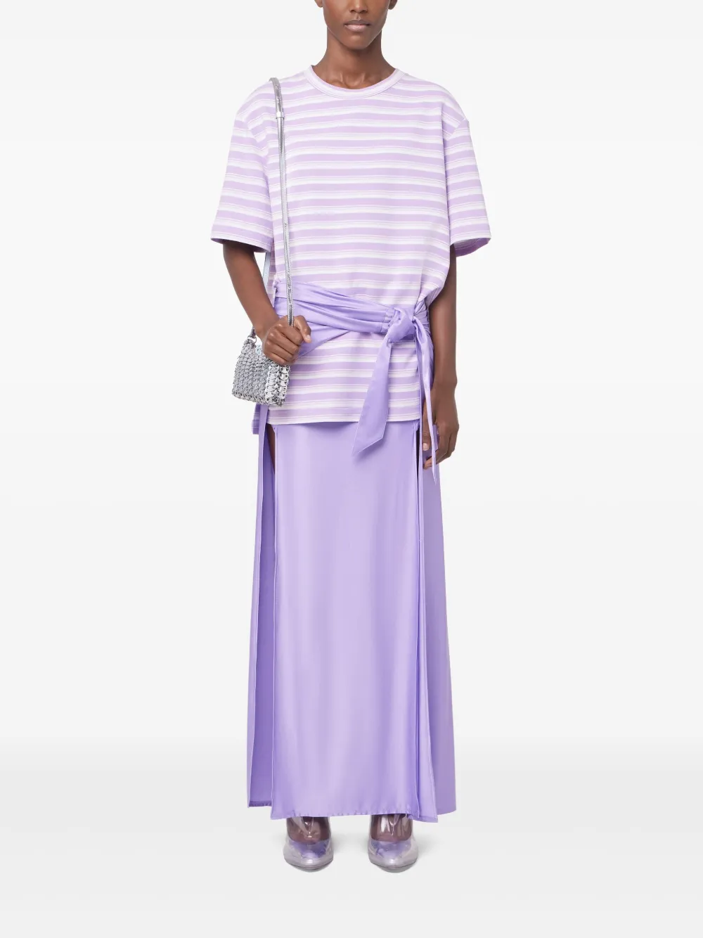 Rabanne Jersey maxi-rok - Paars