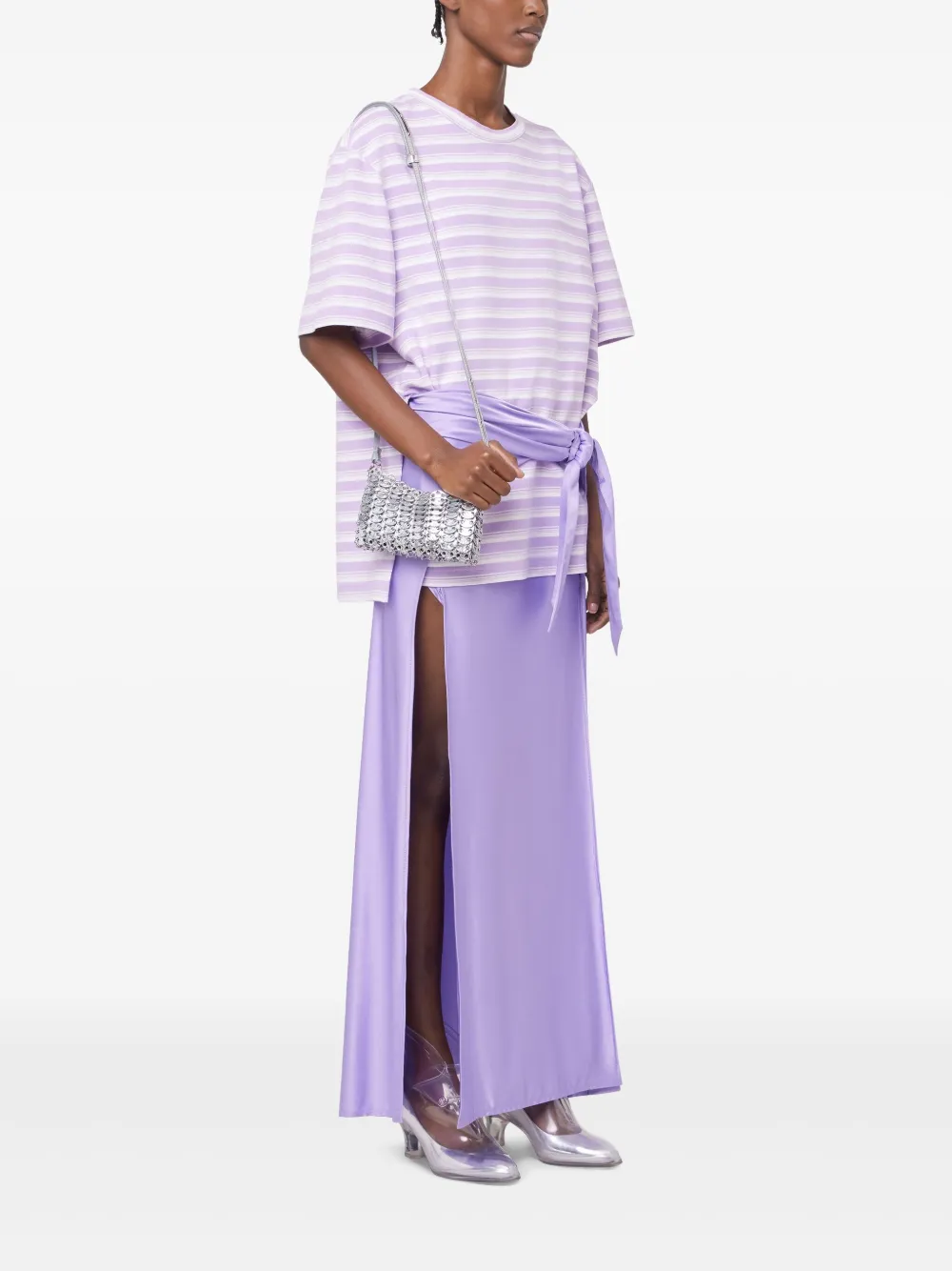 Rabanne jersey maxi skirt
