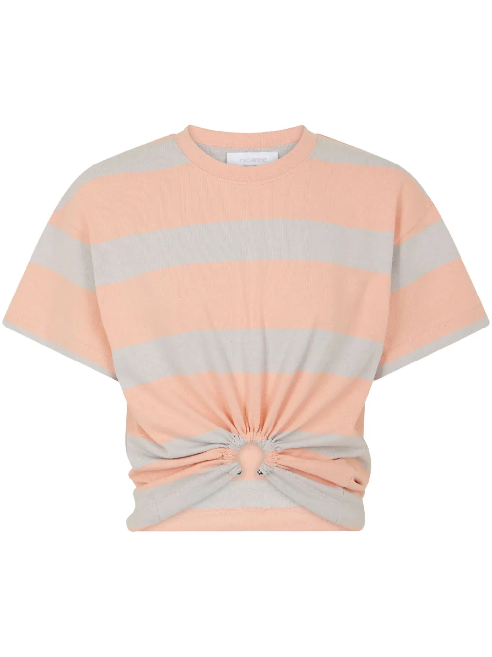 Rabanne Gestreept T-shirt Oranje