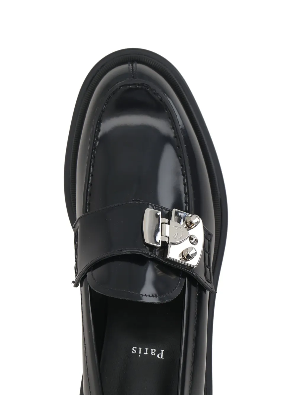 Christian Louboutin Urban Moc Lock Loafers | Black | FARFETCH